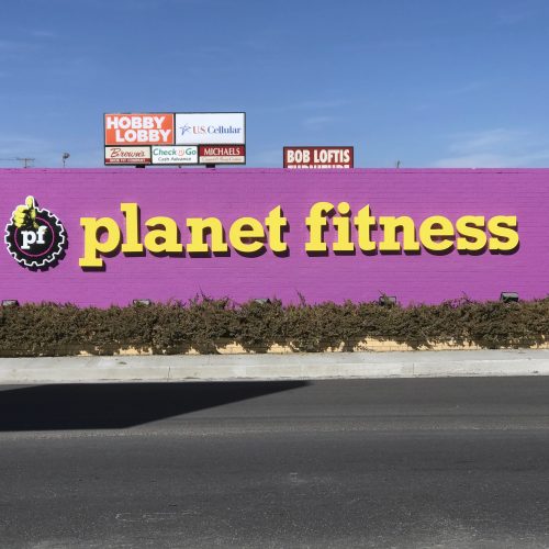 Planet Fitness Channel Letters